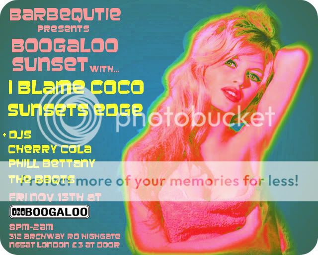Friday 13th November @ The Boogaloo!